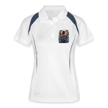 Dragon Warrior Epic Battle - Women's Polo breathable - white/navy - Front