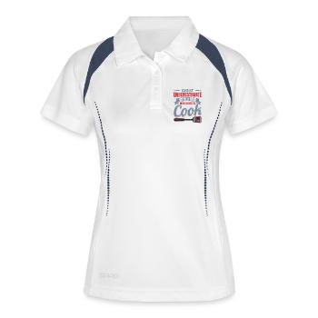 Chef Grandpa - Women's Polo breathable - white/navy - Front