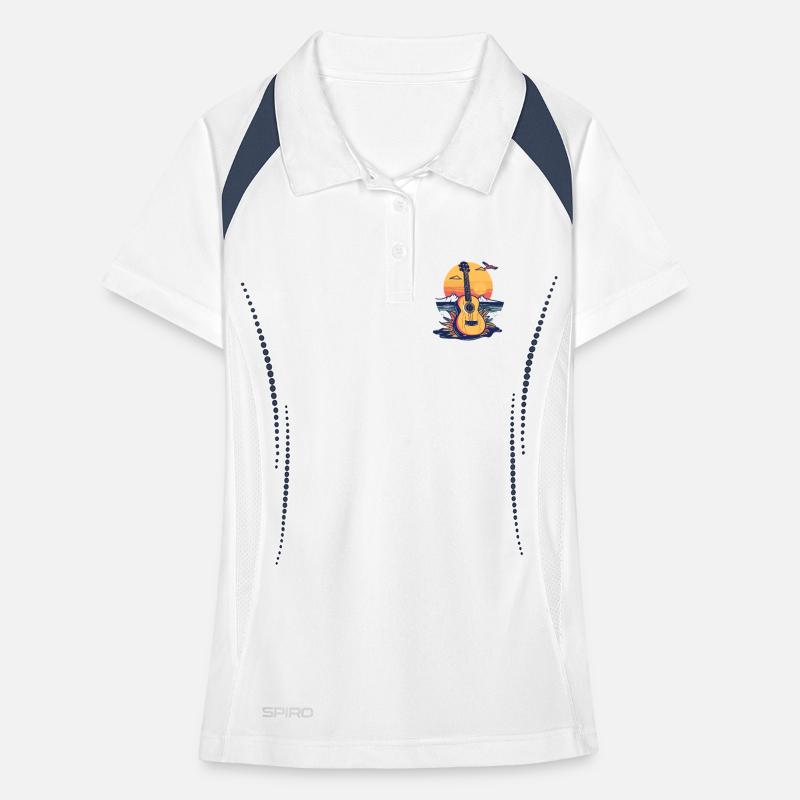 Ukulele Graphics Women's Polo breathable