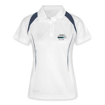 Fachwirt Ausbildung Personalisierter Beruf Jungs - Frauen Polo atmungsaktiv - Weiß/Navy - Vorne