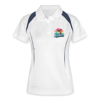 Horoscope Aquarius Astrology Sign Vintage Design. - Women's Polo breathable - white/navy - Front