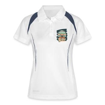 Härzbluetbündner Graubünden Switzerland - Women's Polo breathable - white/navy - Front