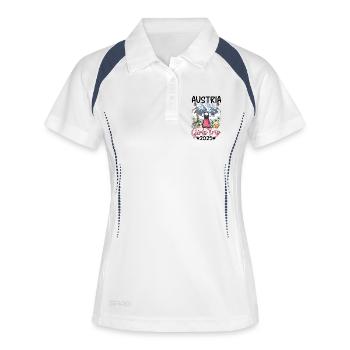 Austria Girls Trip 2025 - Women's Polo breathable - white/navy - Front