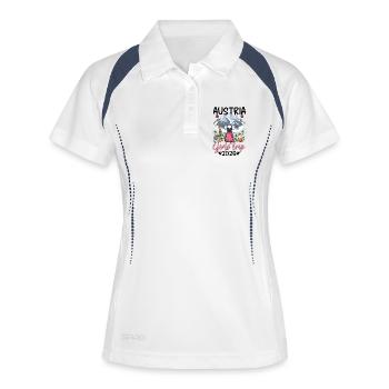Austria Girls Trip 2026 - Women's Polo breathable - white/navy - Front