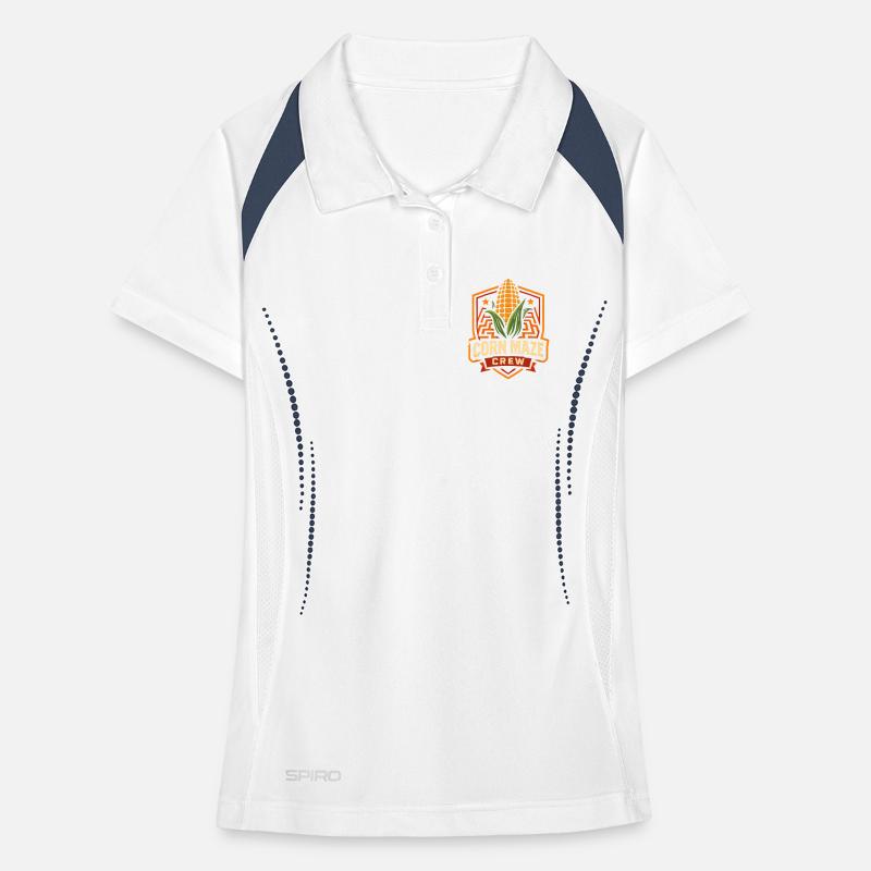 Corn Maze Crew Spooky Halloween Corn Maze Women's Polo breathable