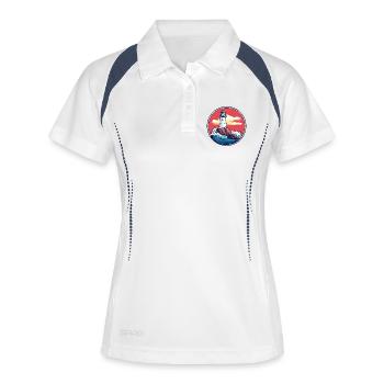 Lighthouse by the sea - Women's Polo breathable - white/navy - Front