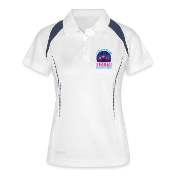 Failed Stealth Check Funny RPG Tabletop Gamer  - Women's Polo breathable - white/navy - Front