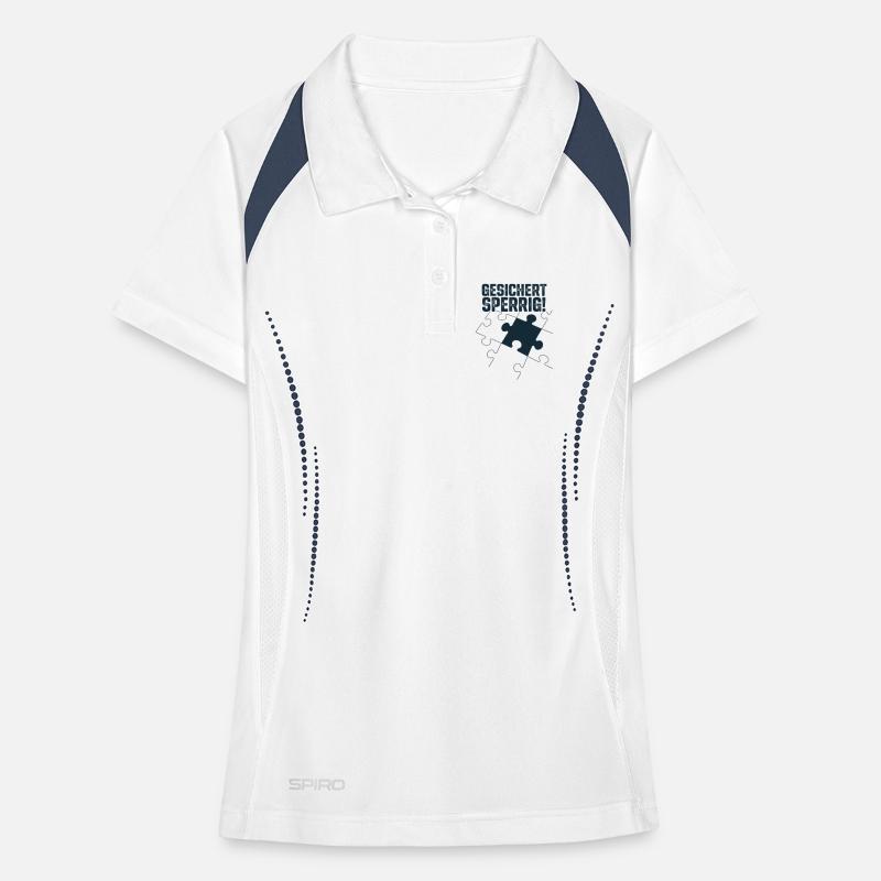 Secured Bulky – Urban Puzzle Statement Women's Polo breathable