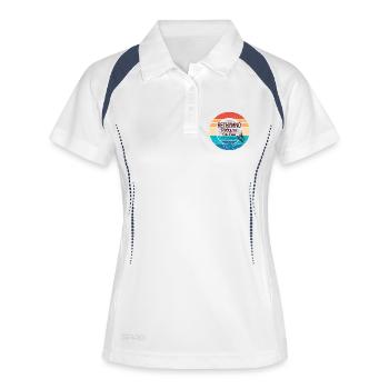 Symbol of Greece Holiday Wardrobe - Women's Polo breathable - white/navy - Front