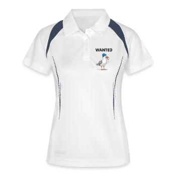 Gesucht Möwe Eiscreme Abenteuer - Women's Polo breathable - white/navy - Front