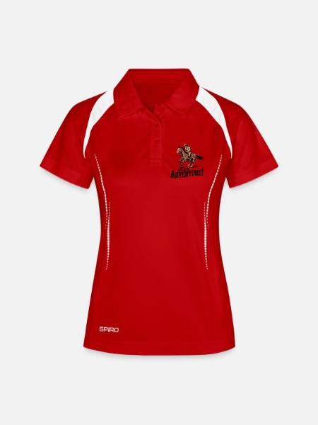 Rider Quest Adventure - Women's Polo breathable - white/navy