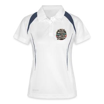 Limited Edition in the not weird - Women's Polo breathable - white/navy - Front
