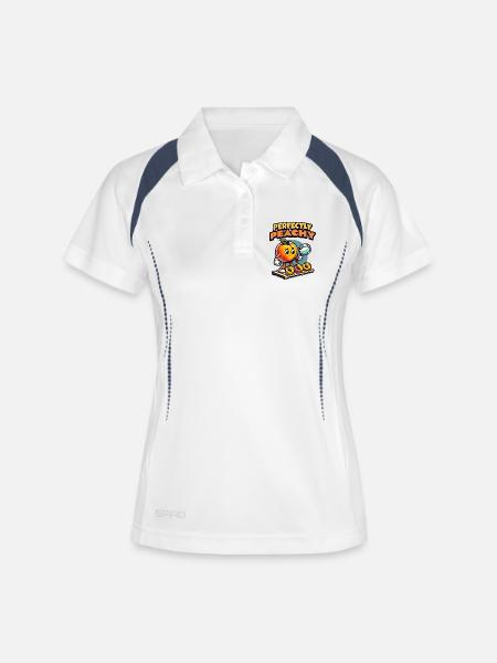 Peach Gift Perfectly Peachy Gift - Women's Polo breathable - white/navy