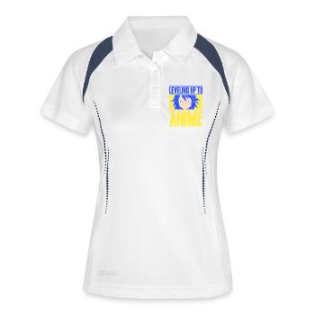 Anime Manga Otaku Kawaii Japan Cosplay Comic - Women's Polo breathable - white/navy - Front