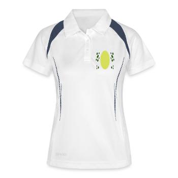 Funny Frog Halloween Costume DIY Frog Animal - Women's Polo breathable - white/navy - Front