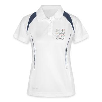Herbarium Collection – Plant Collection Vintage - Women's Polo breathable - white/navy - Front