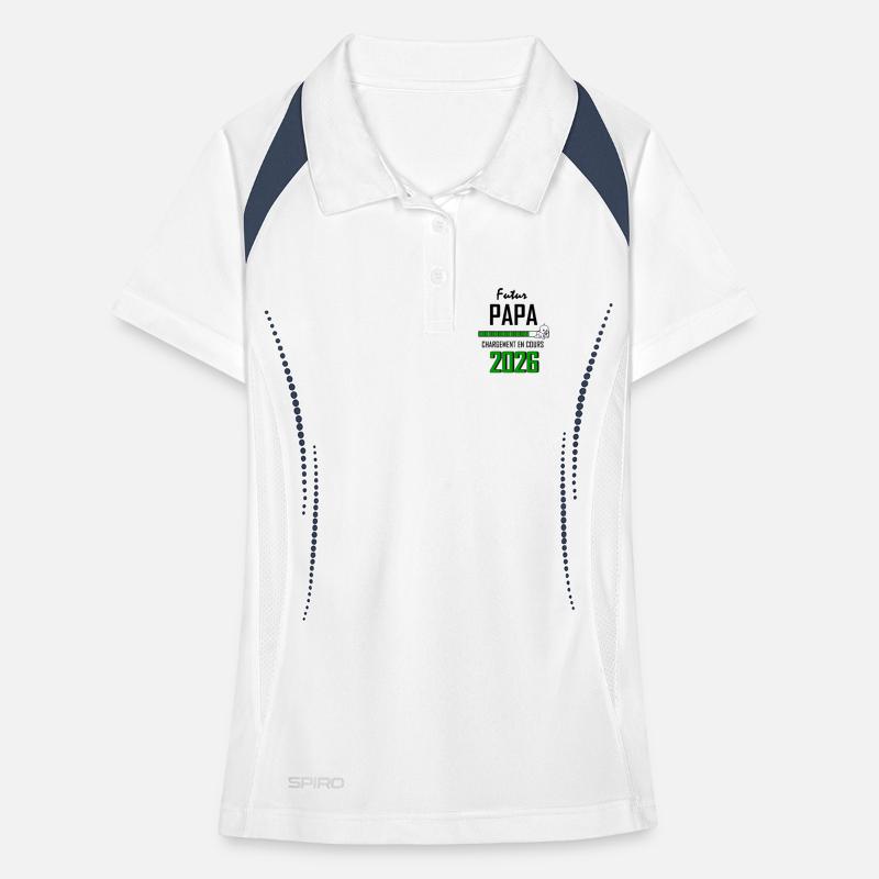 Future DAD Countdown 2026 Baby Green Women's Polo breathable