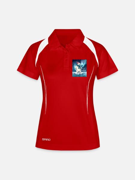 Born for Winter Polar Bear - Women's Polo breathable - white/navy