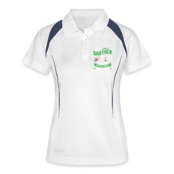Garden Gardener Gardening Gardening Gardening Gardening - Women's Polo breathable - white/navy - Front