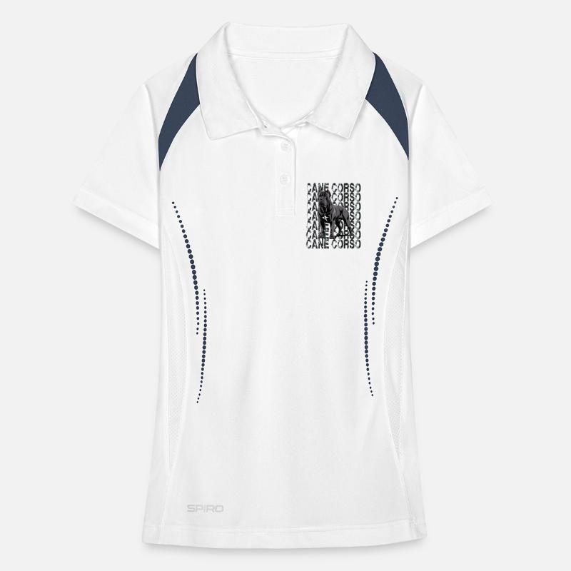 Cane Corso Lover Design Polo respirant Femme