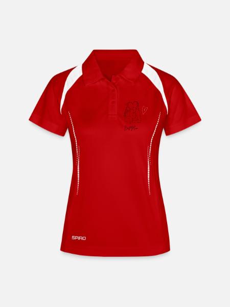 Best Mom with Heart - Best Mum - Women's Polo breathable - white/navy