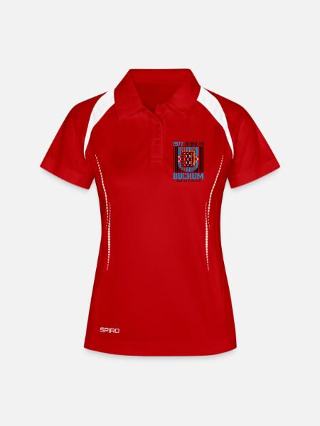 1977 Bochum Shield Barcode - Women's Polo breathable - white/navy