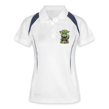 Cawing Rex Six Seven Tee - Women's Polo breathable - white/navy - Front