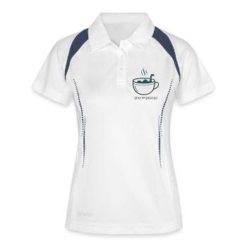 Tasse Nessie Stay Hydrate - Polo respirant Femme - blanc/marine - Devant