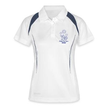Happy New Year 2026 Fireworks Party - Women's Polo breathable - white/navy - Front