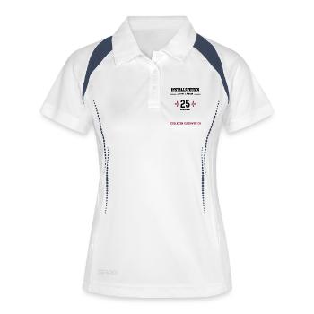 Plumber 25th anniversary 25th company anniversary - Women's Polo breathable - white/navy - Front