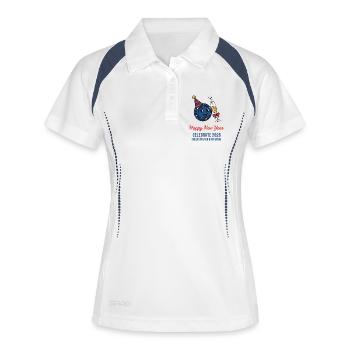 Celebrate 2026 Happy New Year Cheers Future - Women's Polo breathable - white/navy - Front