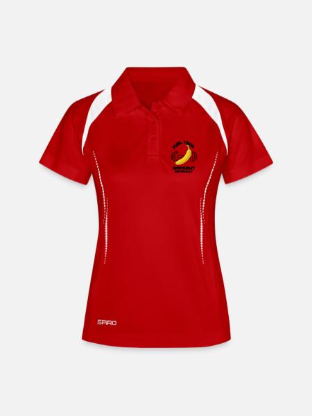 Fuel Your Workout Naturally - Women's Polo breathable - white/navy