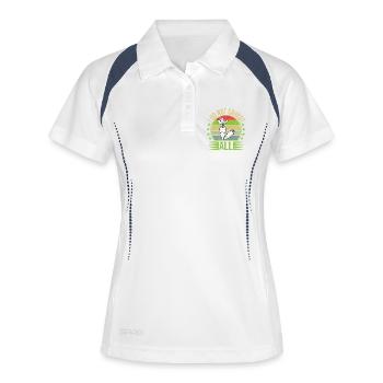 I Do Not Carrot All - Frauen Polo atmungsaktiv - Weiß/Navy - Vorne