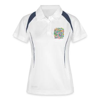 Six Seven Meme 6-7 - Women's Polo breathable - white/navy - Front