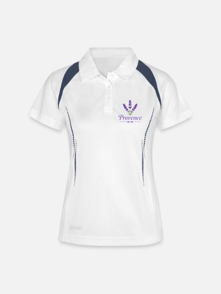 provence_lavance - Women's Polo breathable - white/navy
