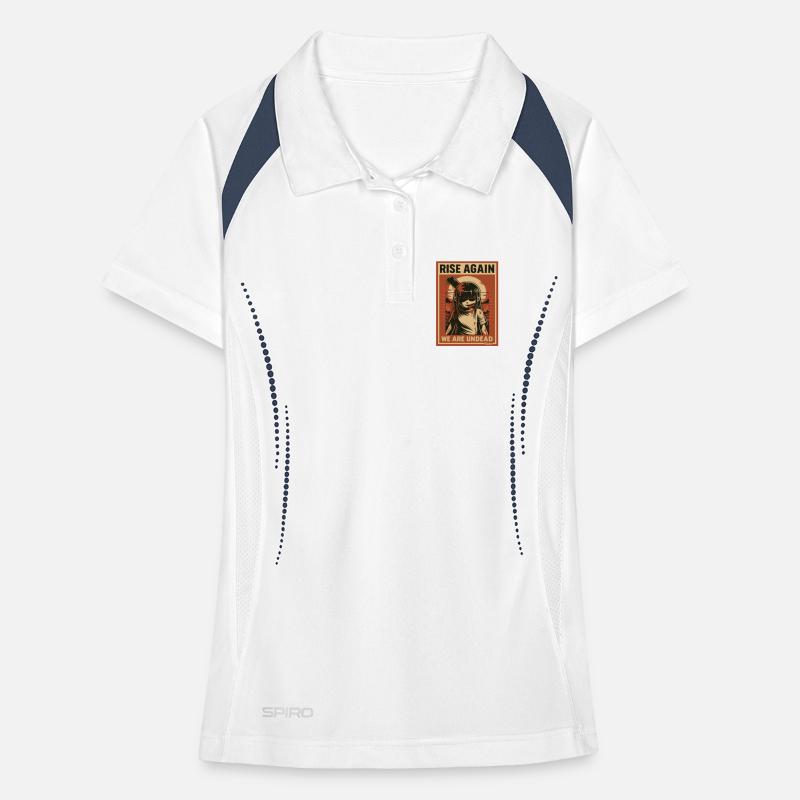 Wieder Auferstehen, Wird sind Untote Zombies Frauen Polo atmungsaktiv