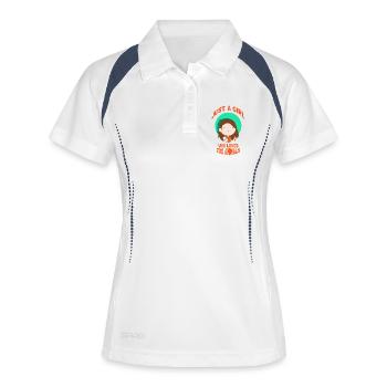 Zoo Animals Animal Park Girl Woman - Polo respirant Femme - blanc/marine - Devant
