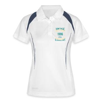 Vintage 1996 Still Going Strong - Women's Polo breathable - white/navy - Front