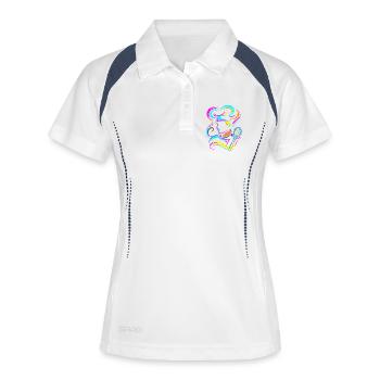 Boulanger - Polo respirant Femme - blanc/marine - Devant