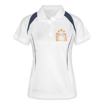 Ibiza Islas Baleares Vintage Logo - Women's Polo breathable - white/navy - Front