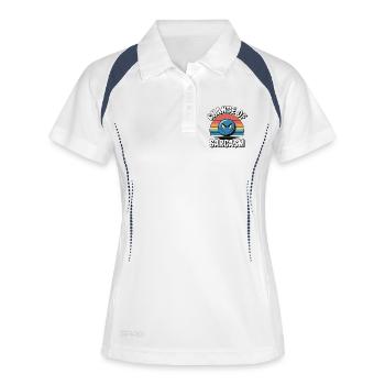 Chance of Sarcasm - Retro Grin - Women's Polo breathable - white/navy - Front