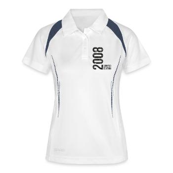 18th Birthday Boy Girl Vintage 2008 - Women's Polo breathable - white/navy - Front