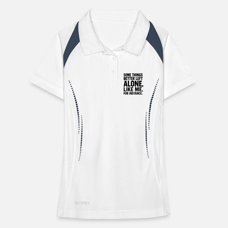 Lustiger Spruch Introvertierte Nerds Geschenkidee Frauen Polo atmungsaktiv