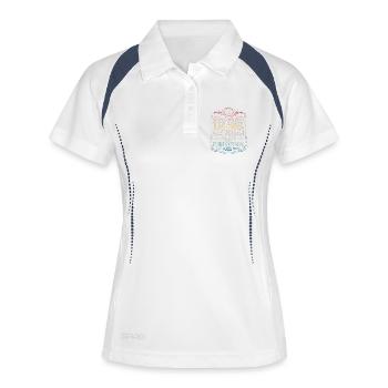 Édition limitée vintage 1956 70e anniversaire - Polo respirant Femme - blanc/marine - Devant