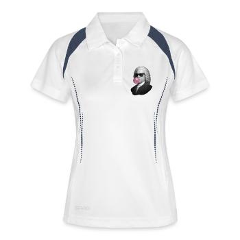Baroque Pop with Bubblegum - Women's Polo breathable - white/navy - Front