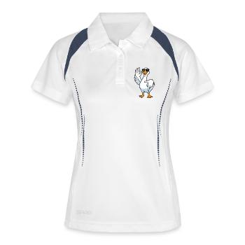 67 Meme Silly Goose 6 7 Funny Six Seven 6-7 - Women's Polo breathable - white/navy - Front