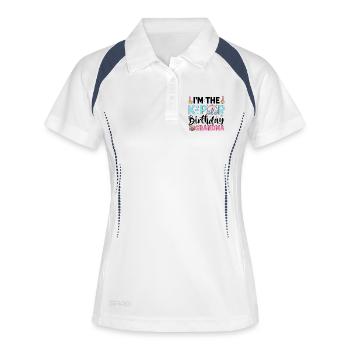 I'm The K-Pop Birthday Grandma - Women's Polo breathable - white/navy - Front