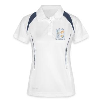 Sourdough Baking Bread Baking Era - Women's Polo breathable - white/navy - Front