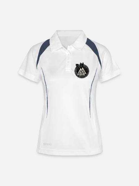 Nordic Runic Warlord Emblem - Women's Polo breathable - white/navy
