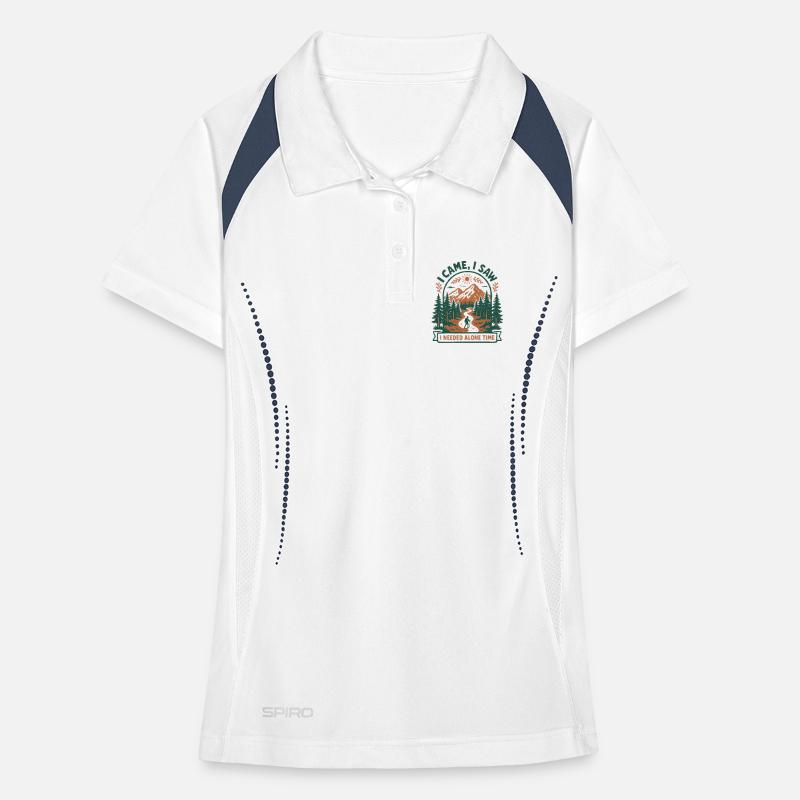 Found Solo Time | Hiking Introvert Women's Polo breathable